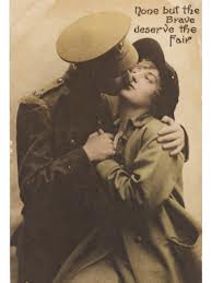 Soldier rendering goodby kiss courtesy of Google image search.